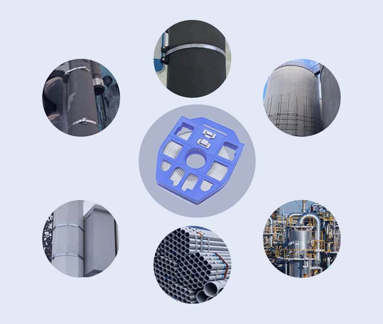 不锈钢捆扎带的应用