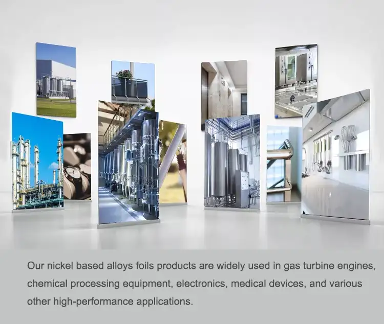 nickel based alloys foils applications